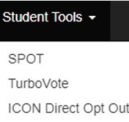 Student_Tools_Dropdown_Menu_in_ICON